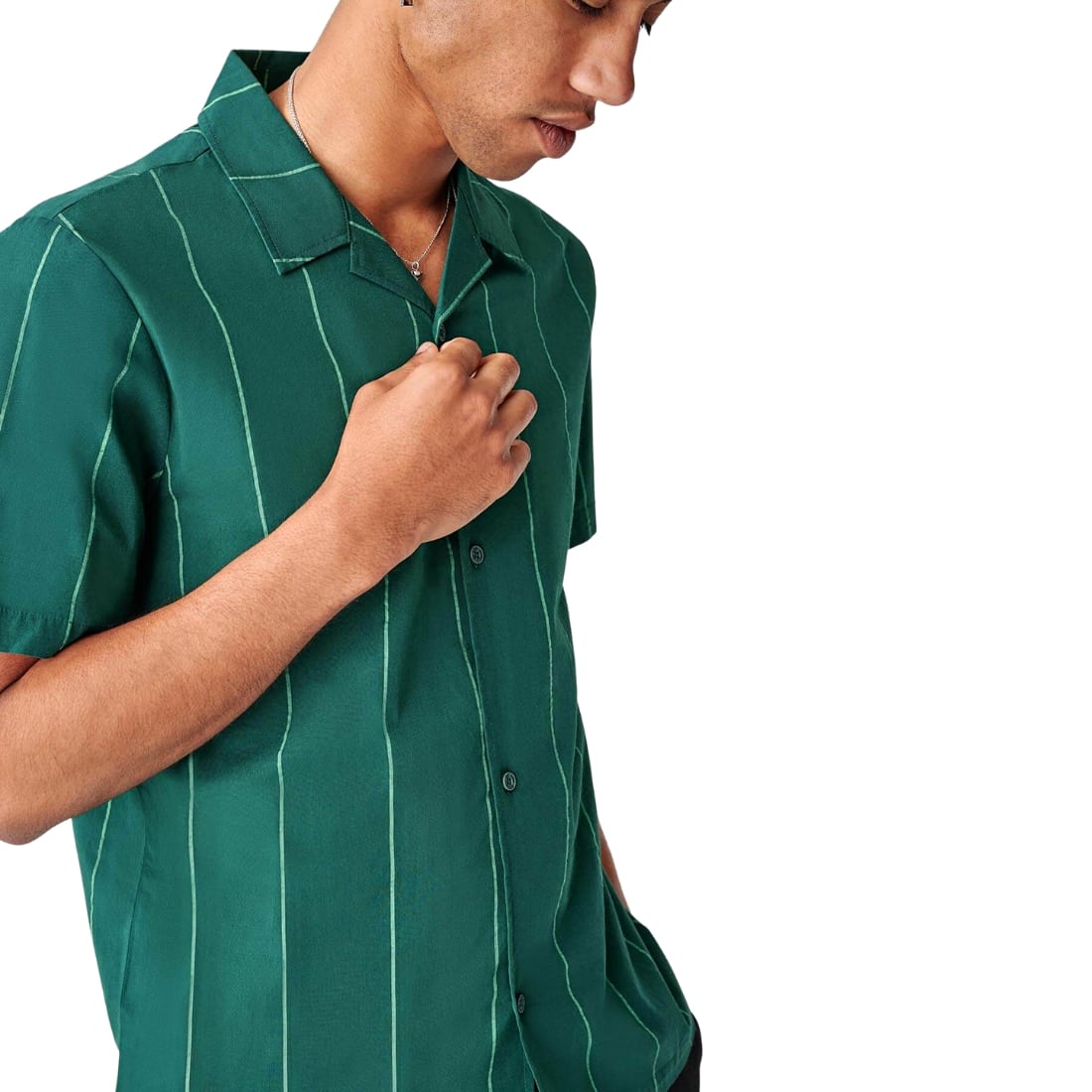 Globe Off Course Short Sleeve Shirt - Nightgreen