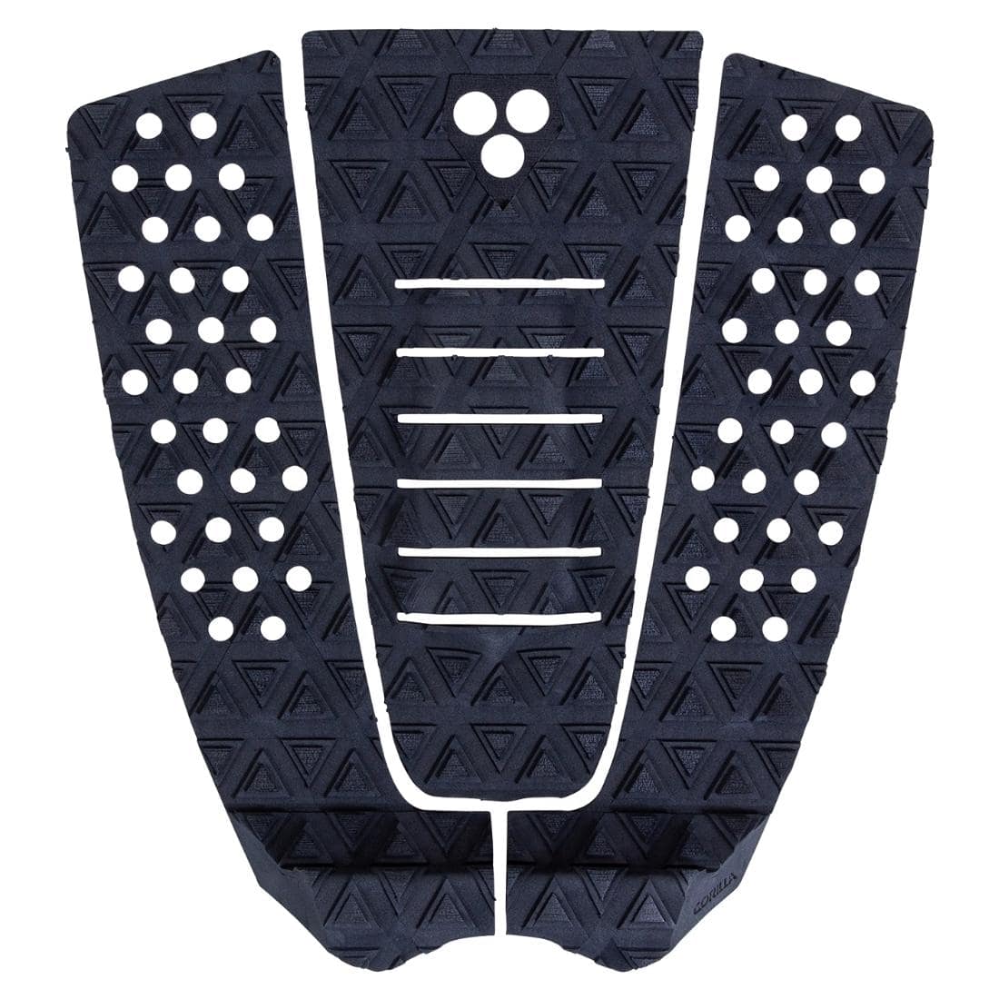 Gorilla Surf The Jane Surfboard Tail Pad - Slate - 3 Piece Tail Pad by Gorilla Surf