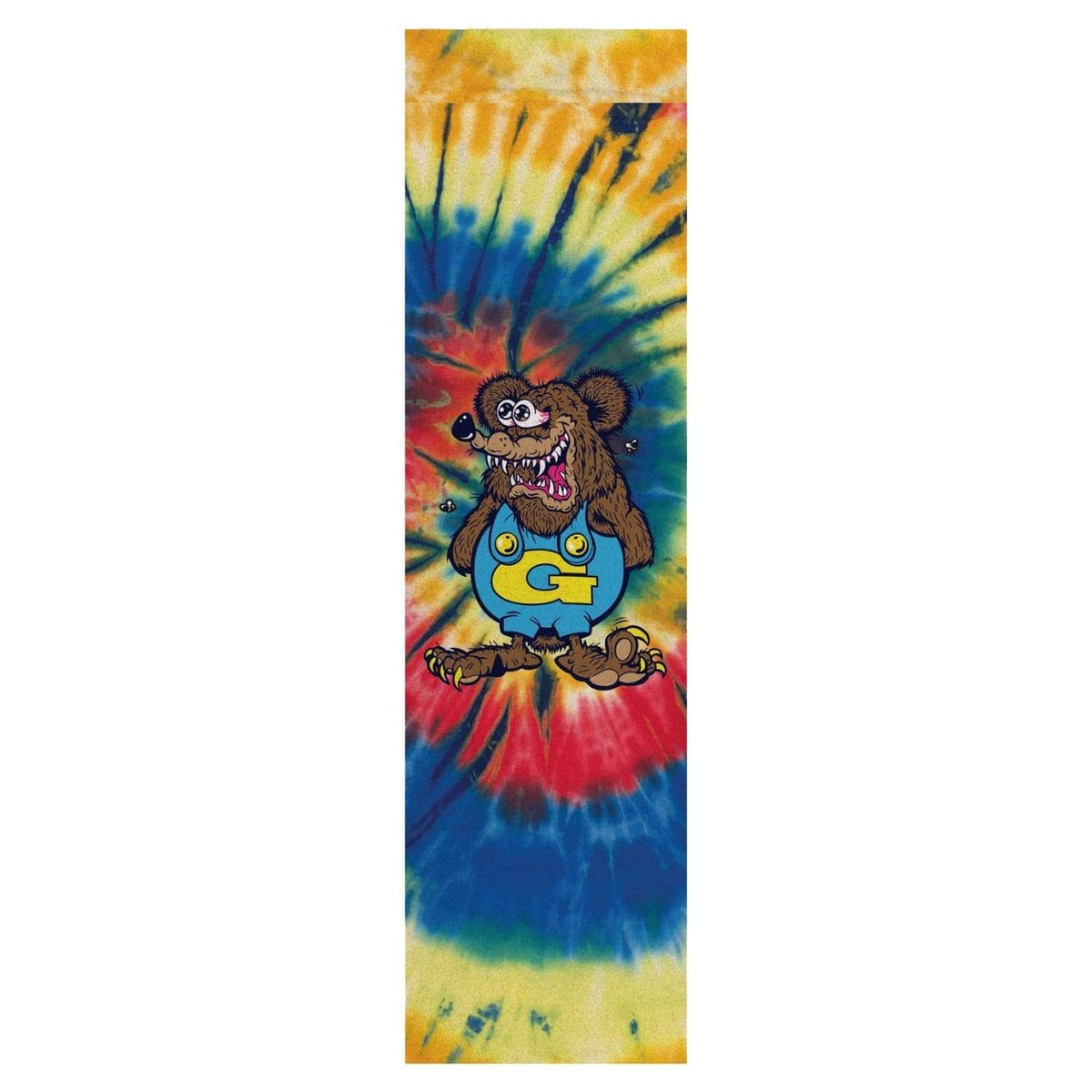Grizzly The Bear Skateboard Griptape Tie Dye 9in - Skateboard Grip Tape by Grizzly
