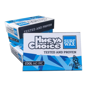 Hueys Choice Cool Surfboard Wax (14C-19C) - Blue - Surfboard Wax by Hueys Choice 80g