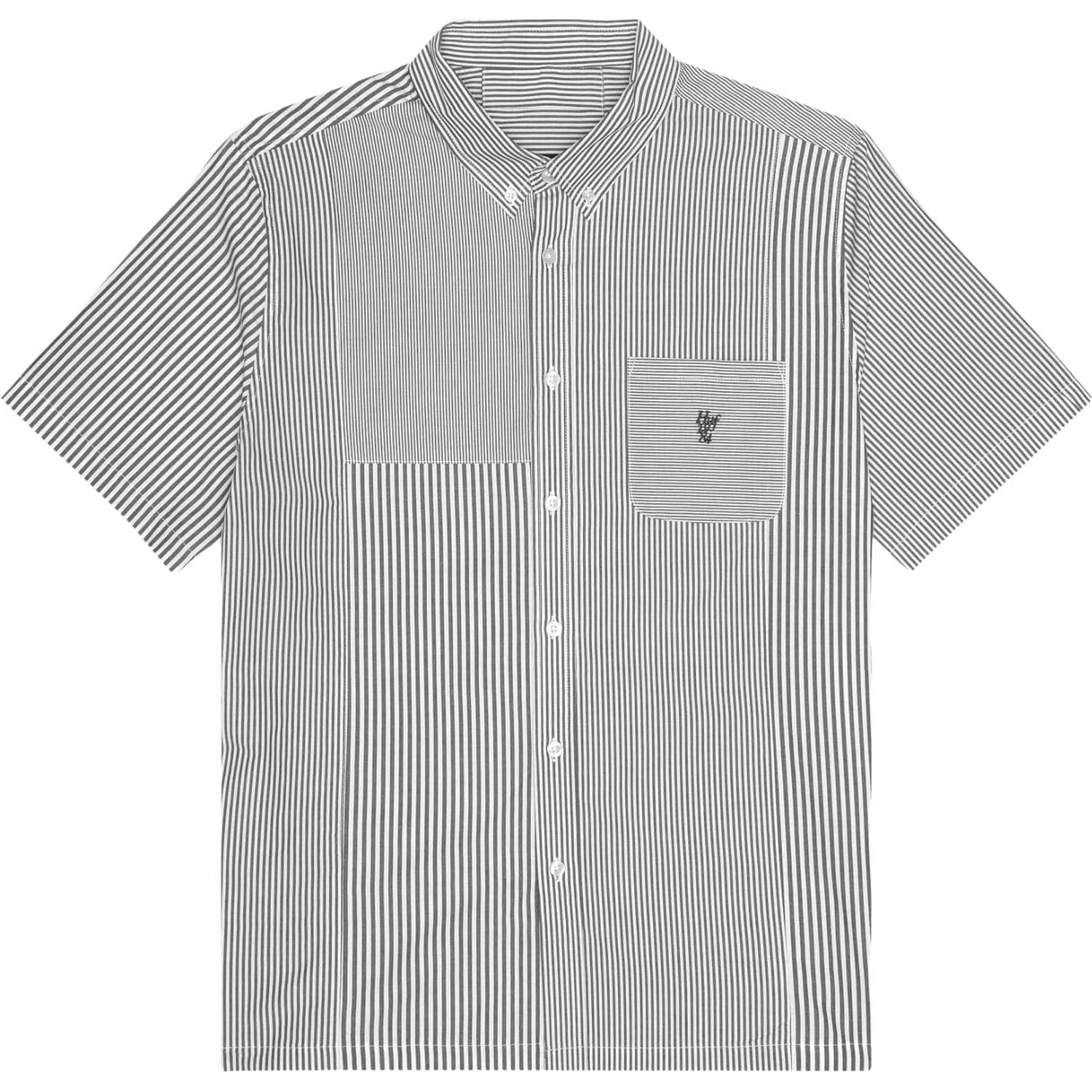 Huf Disorder Short Sleeve Shirt Black - Mens Casual Shirt by Huf