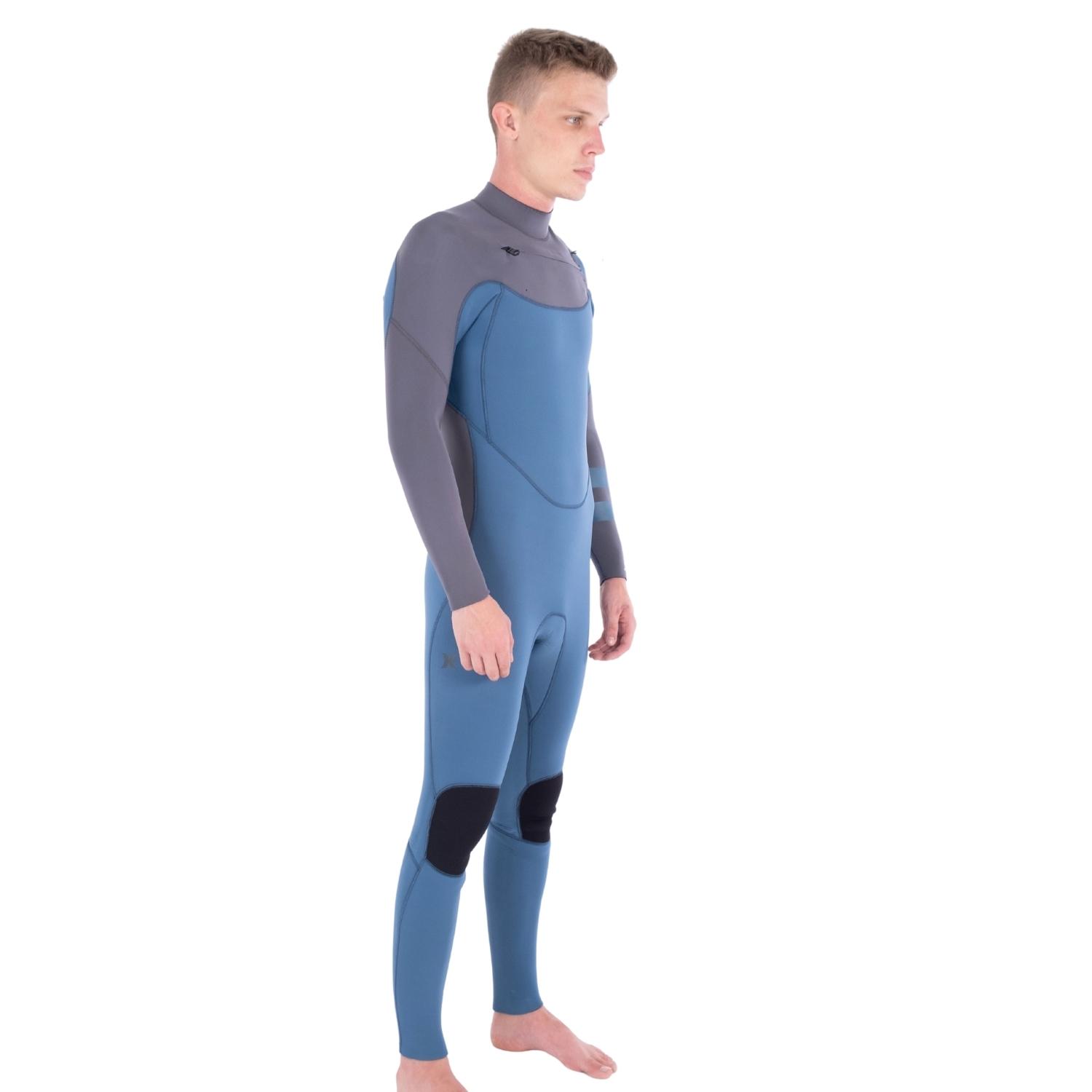 Hurley 5/3 Advantage Plus Chest Zip Full Wetsuit - Copen Blue - Mens Full Length Wetsuit by Hurley