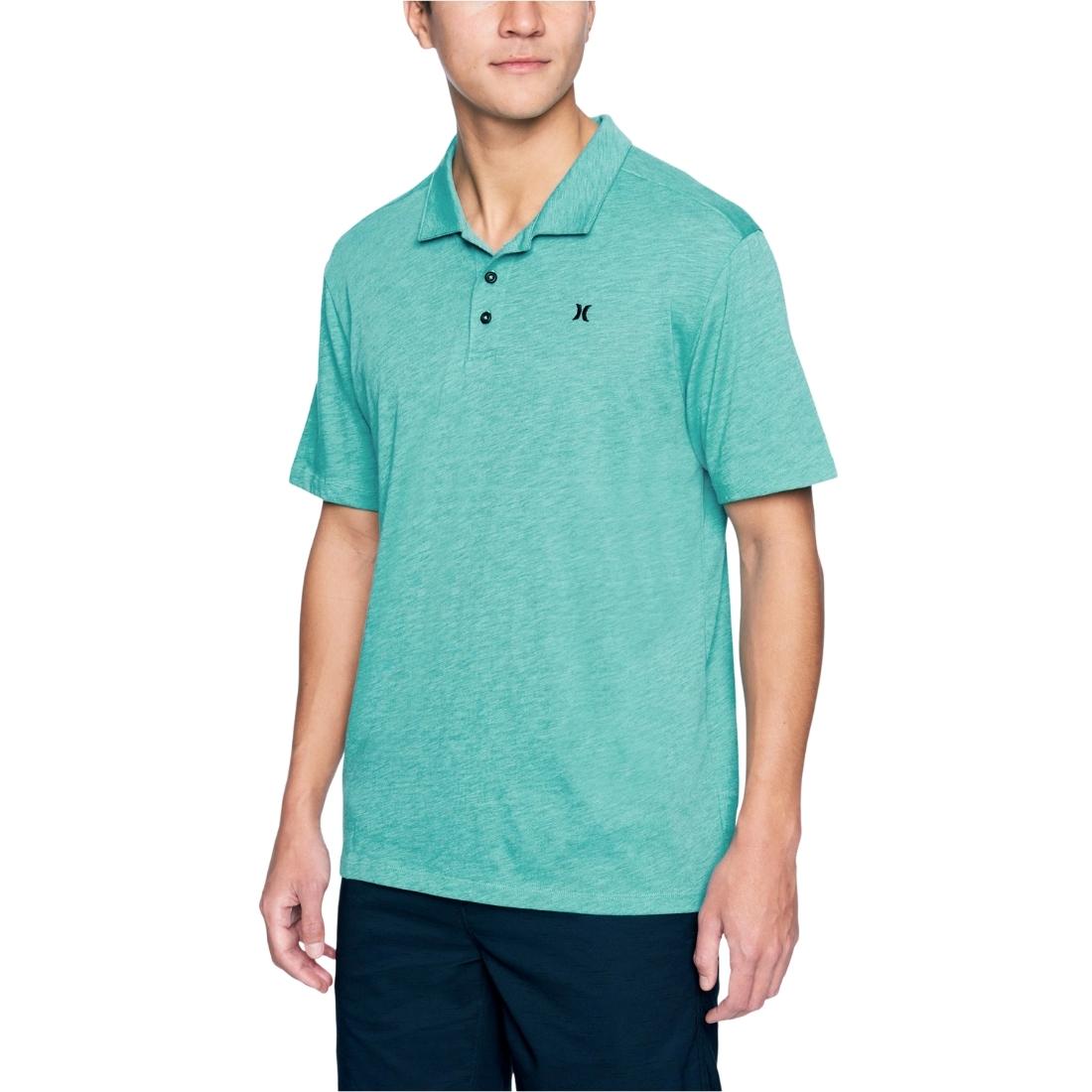 Hurley Ace Vista Polo Shirt - Aura Green Heather - Mens Polo Shirt by Hurley