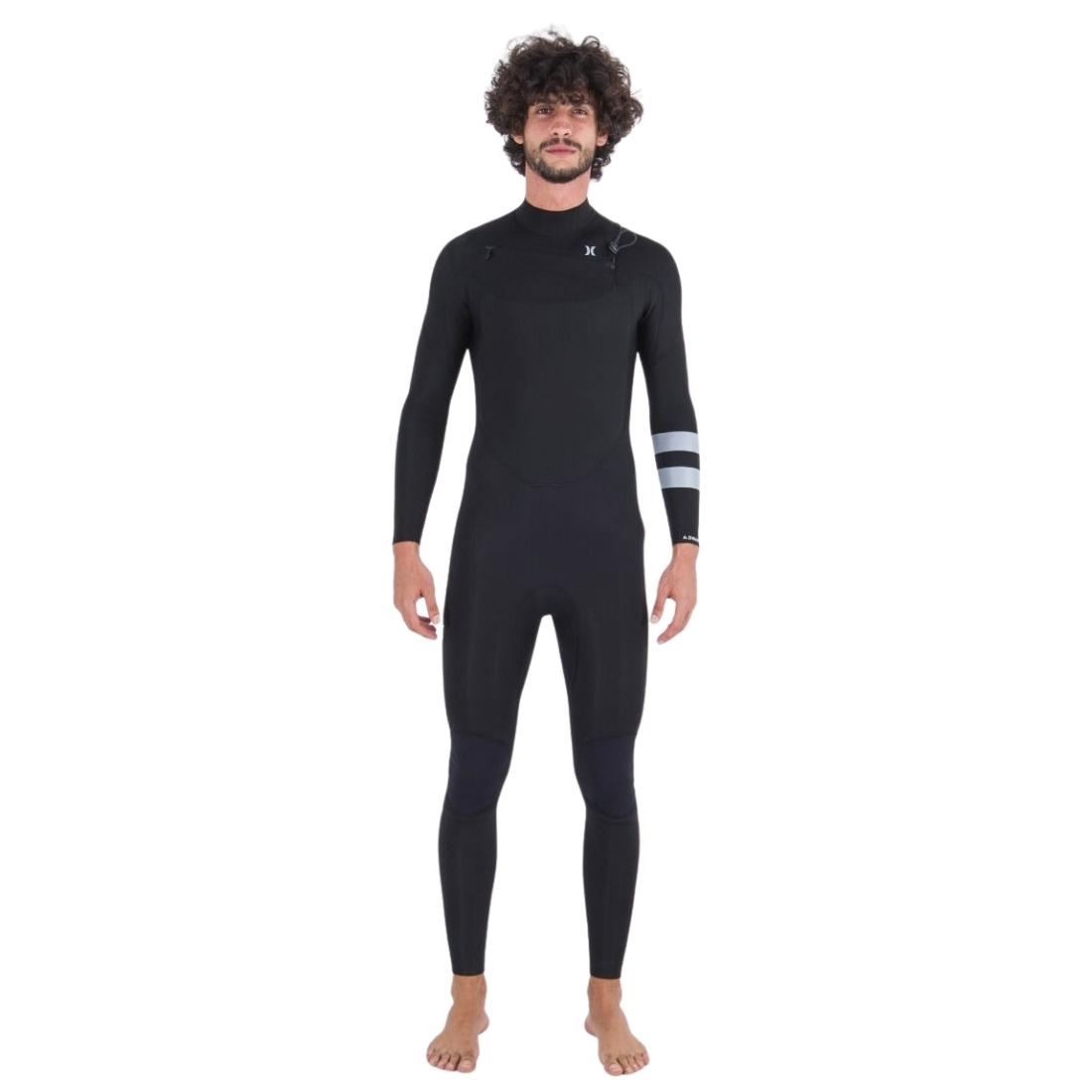 Hurley Mens Advantage 3/2mm Wetsuit - Black - Mens Full Length Wetsuit by Hurley