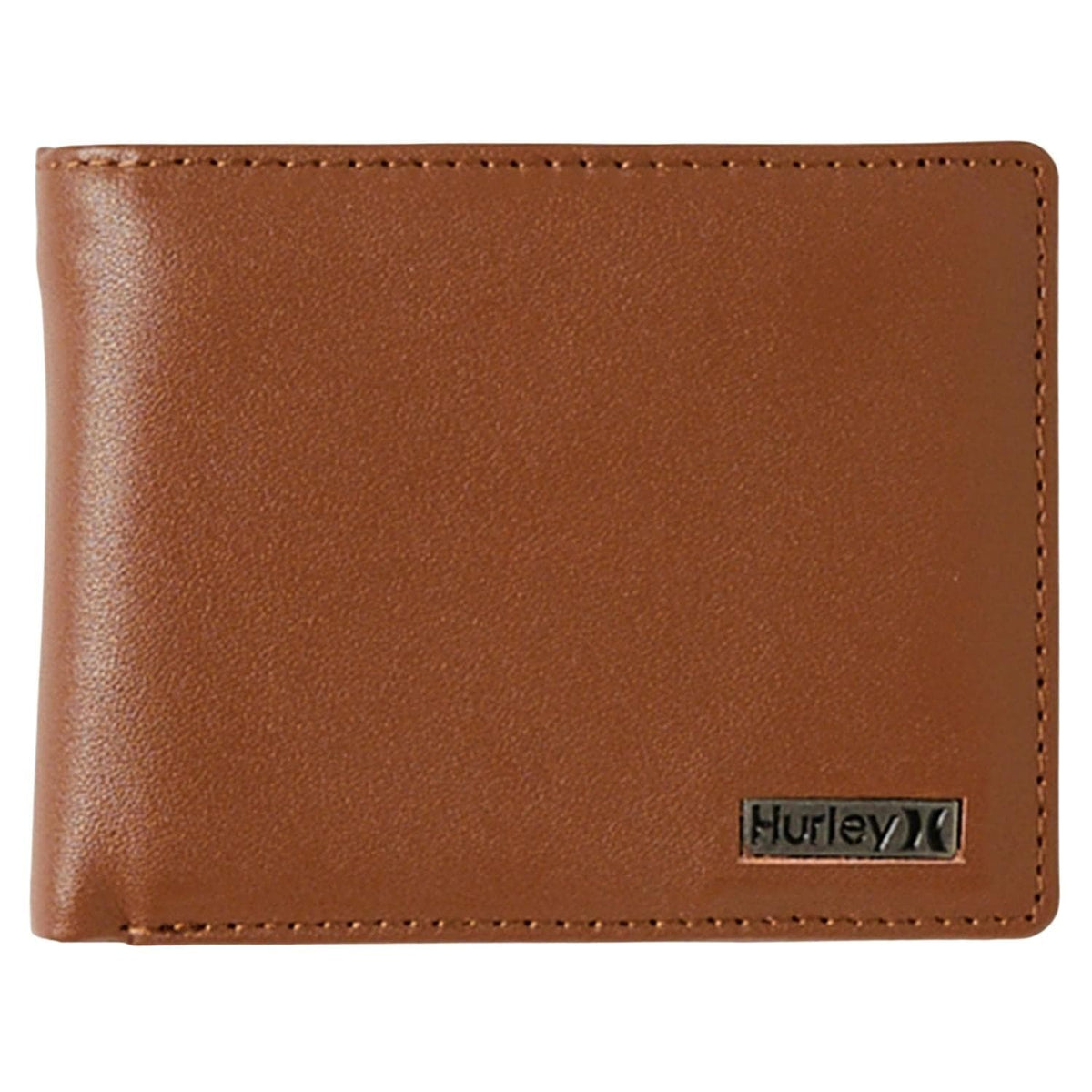 Hurley One &amp; Only Leather Wallet - Tan - Mens Wallet by Hurley