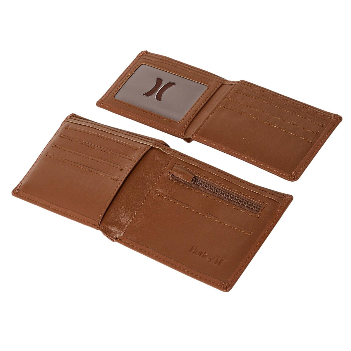 Hurley One &amp; Only Leather Wallet - Tan - Mens Wallet by Hurley
