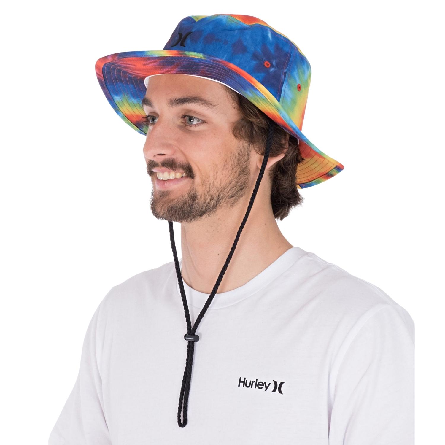 Hurley Pride Boonie Hat - Tie Dye - Bucket Hat by Hurley
