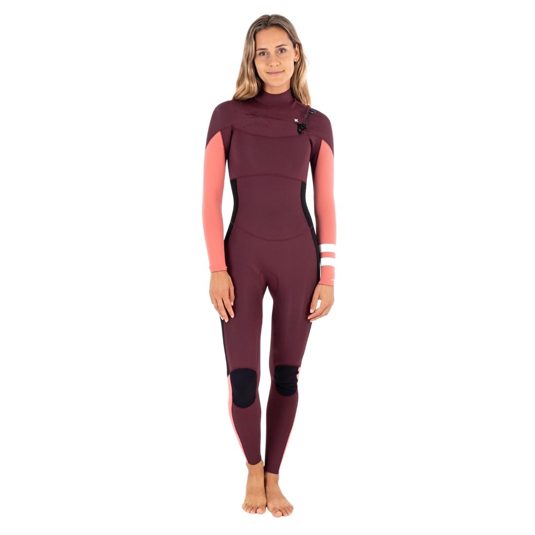 Hurley Womens Advantage 3/2mm Wetsuit - Winetesting - Womens Full Length Wetsuit by Hurley