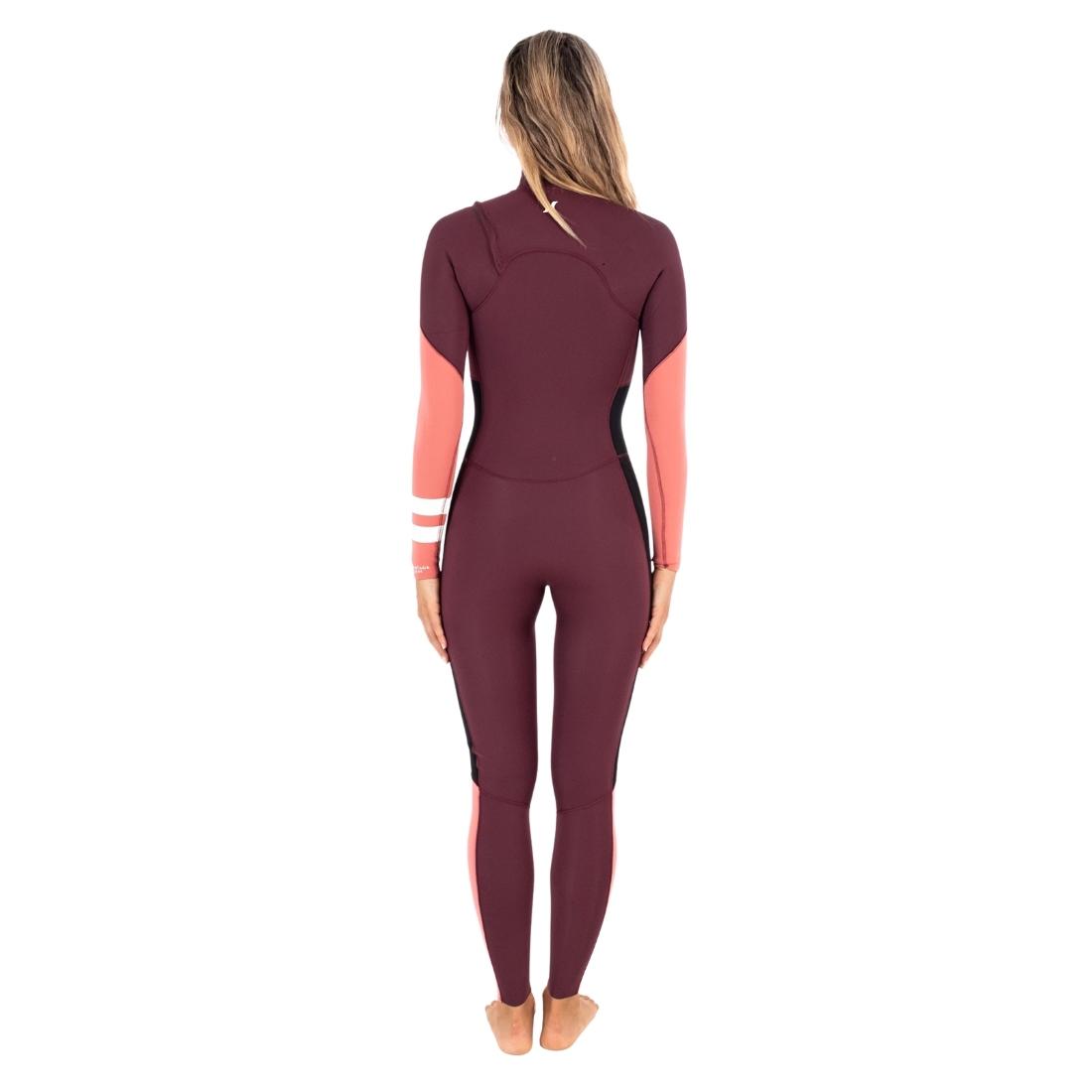 Hurley Womens Advantage 3/2mm Wetsuit - Winetesting - Womens Full Length Wetsuit by Hurley