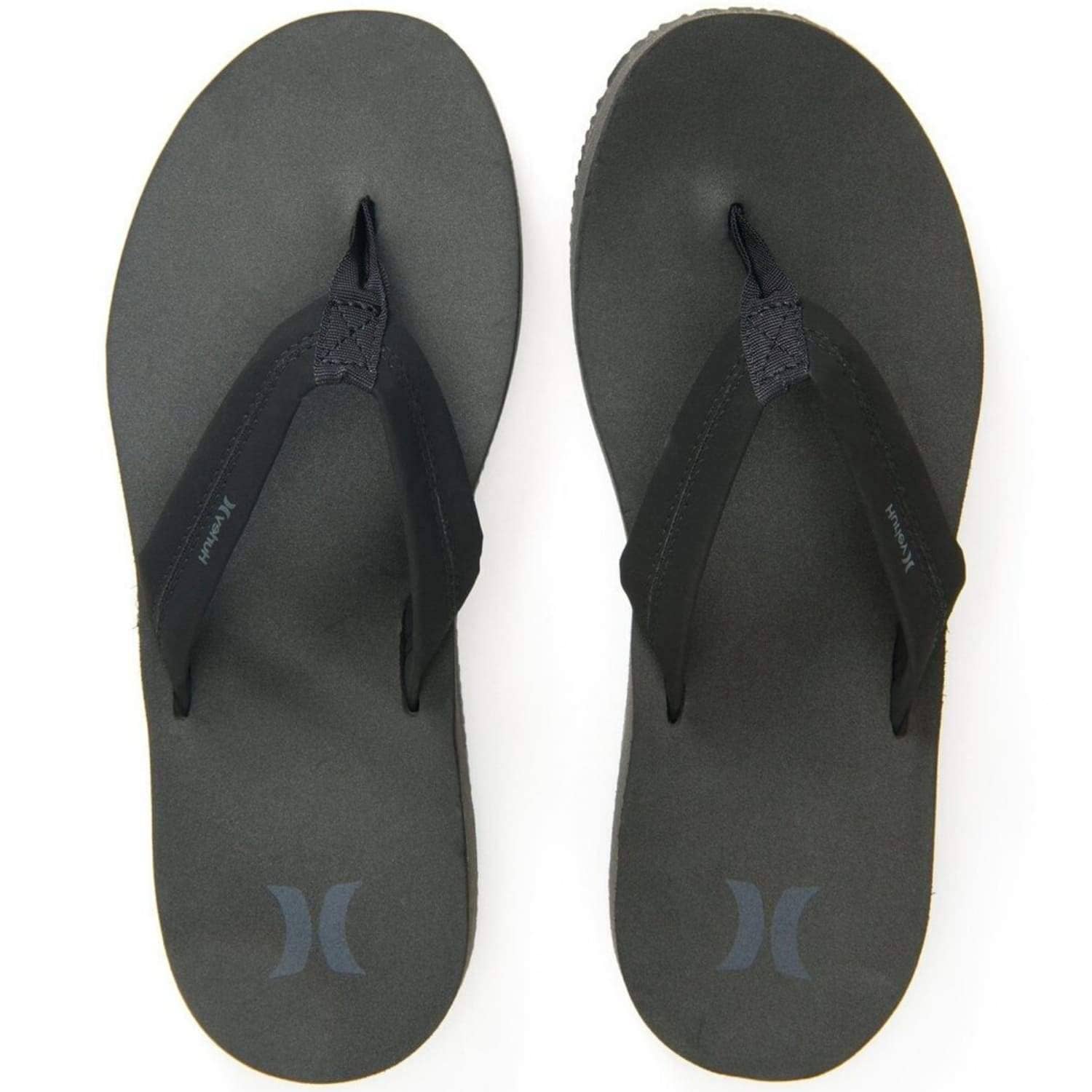 Hurley Lunar Sandal - Black Mens Flip Flops by Hurley