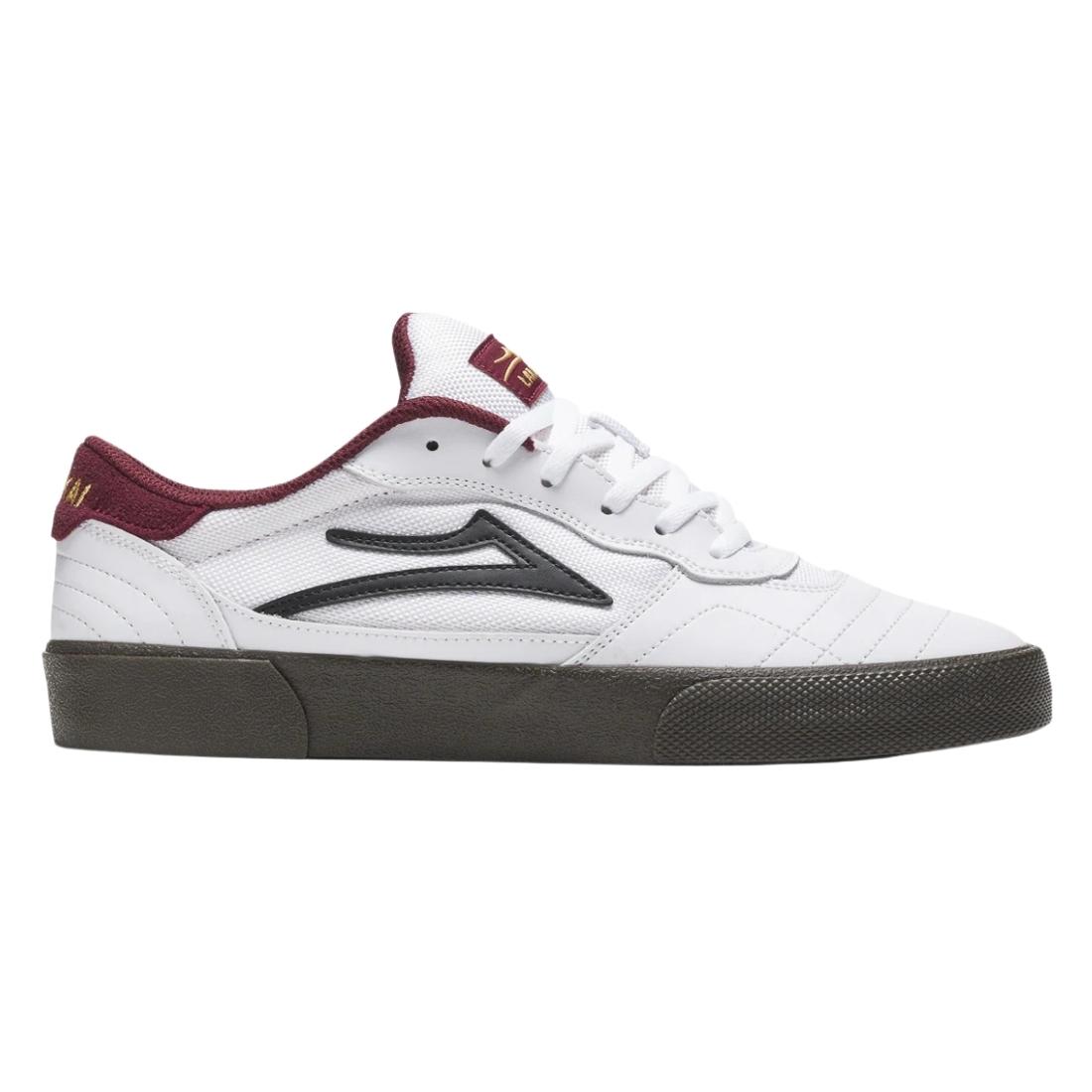 Lakai Cambridge Skate Shoes - White/Gum Leather - Mens Skate Shoes by Lakai