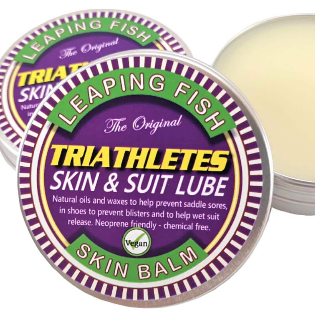 Leaping Fish Triathletes Skin &amp; Wetsuit Lube - 60g - Skin Care by Leaping Fish 60g