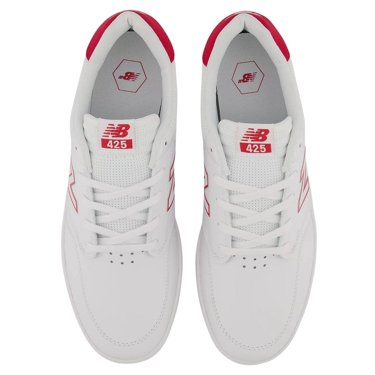 New Balance Numeric NM425 Shoes - White/Red