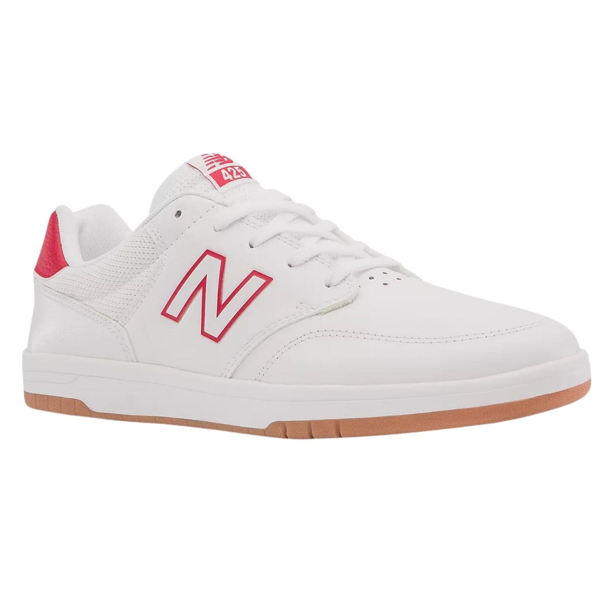 New Balance Numeric NM425 Shoes - White/Red - Mens Casual Shoes by New Balance Numeric