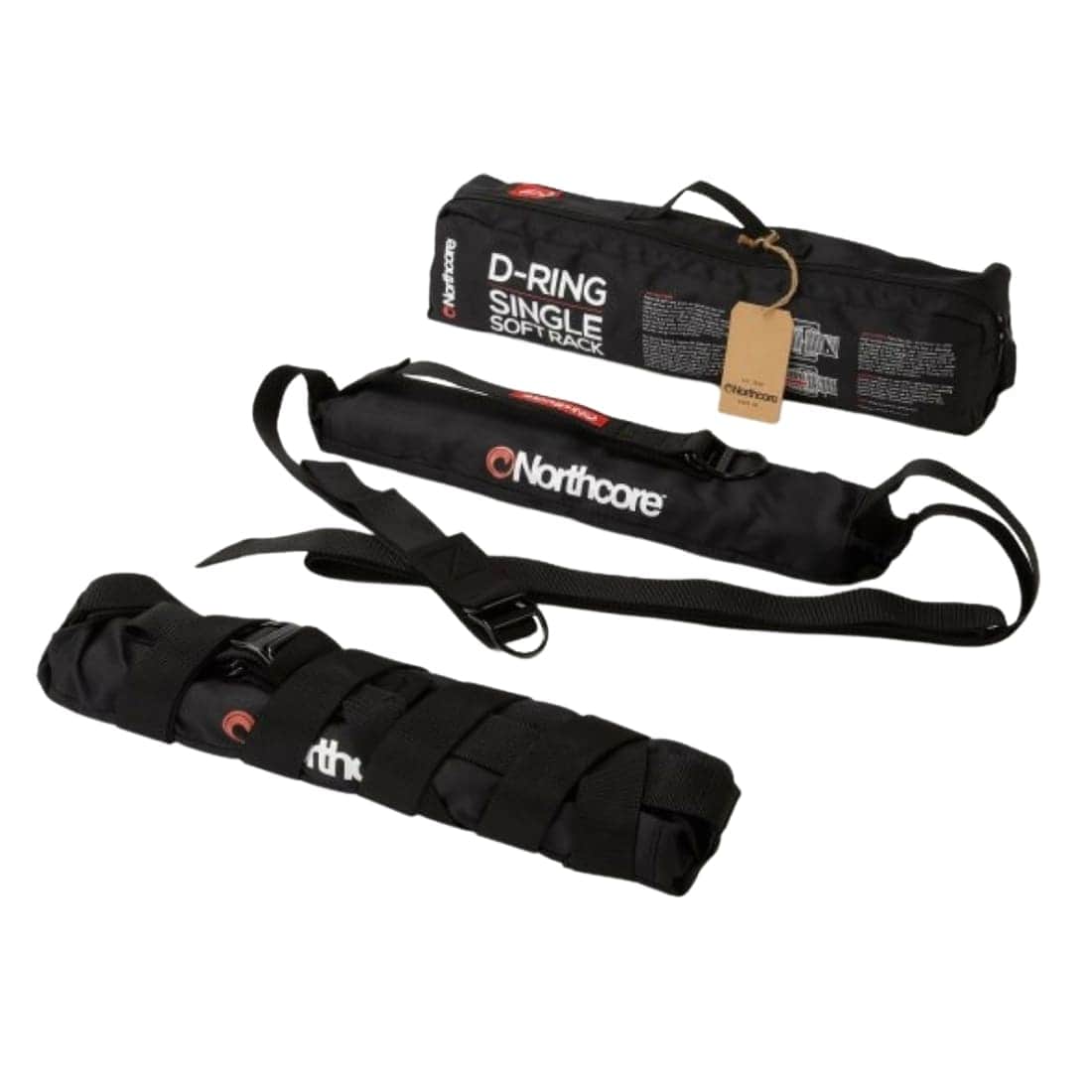 Northcore D Ring Single Soft Rack - Black