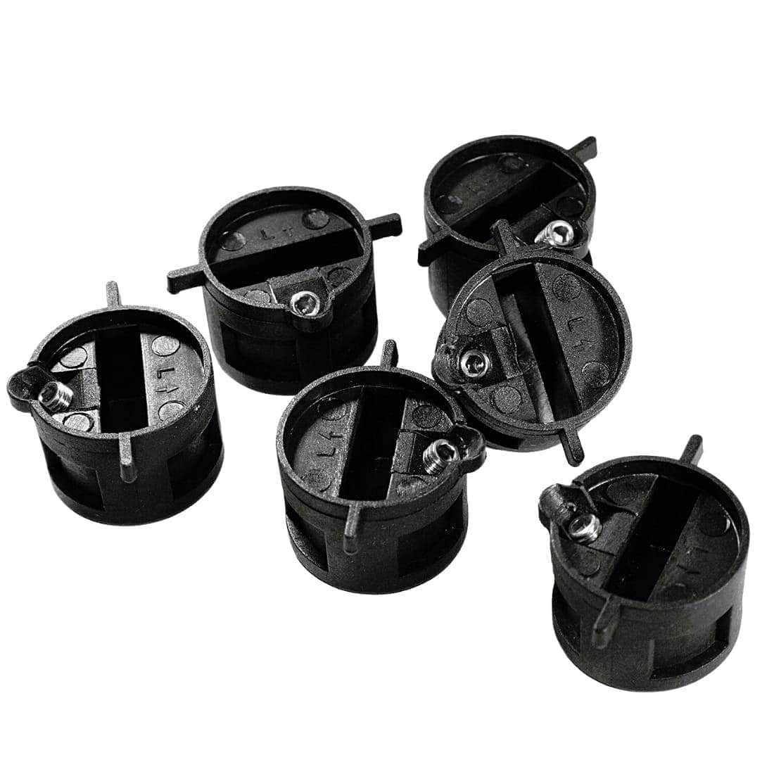 Northcore FCS Compatible Fin Plugs (Set Of 6) - Black