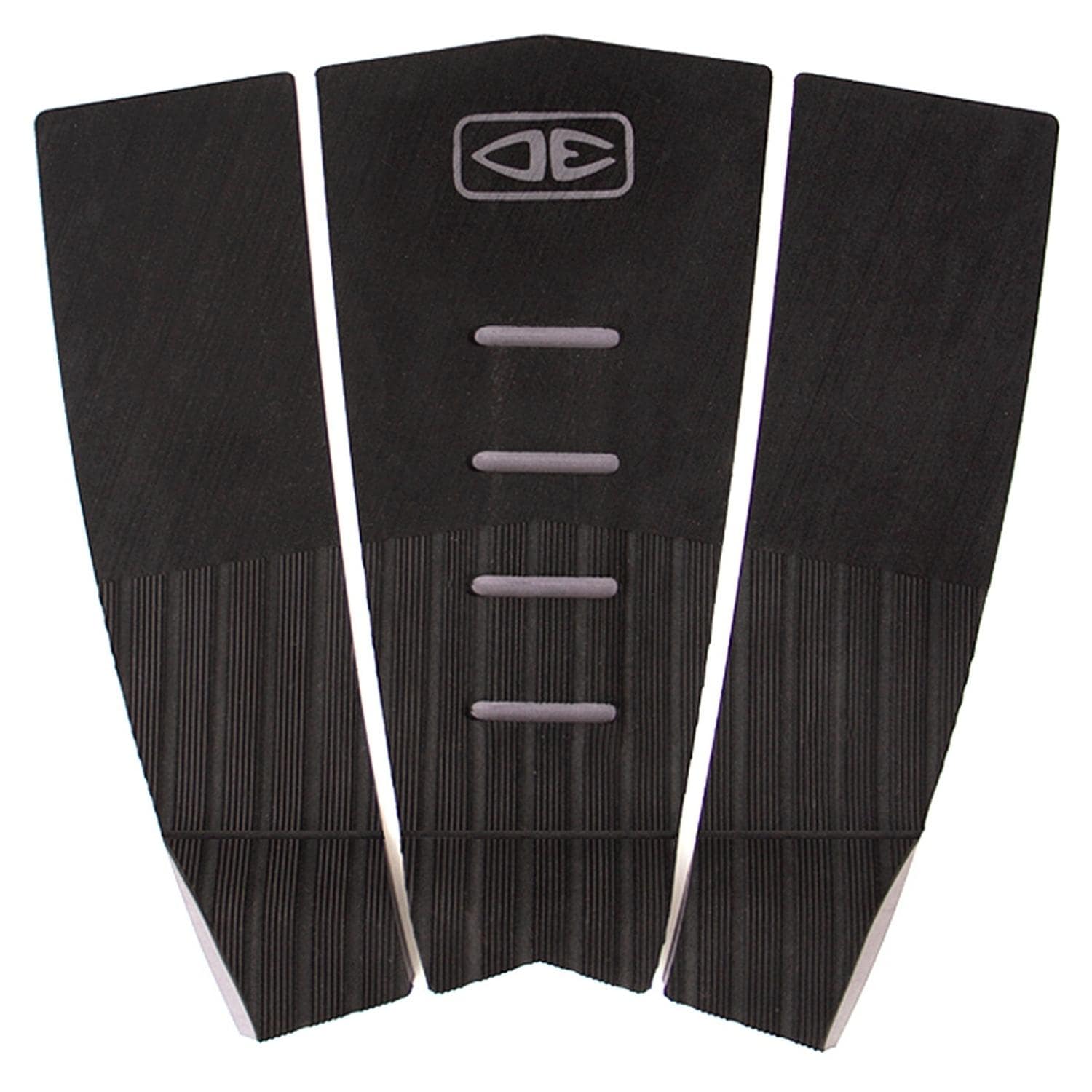 Ocean And Earth Fish 3 Piece Hybrid Surfboard Tail Pad - Black - 3 Piece Tail Pad by Ocean and Earth