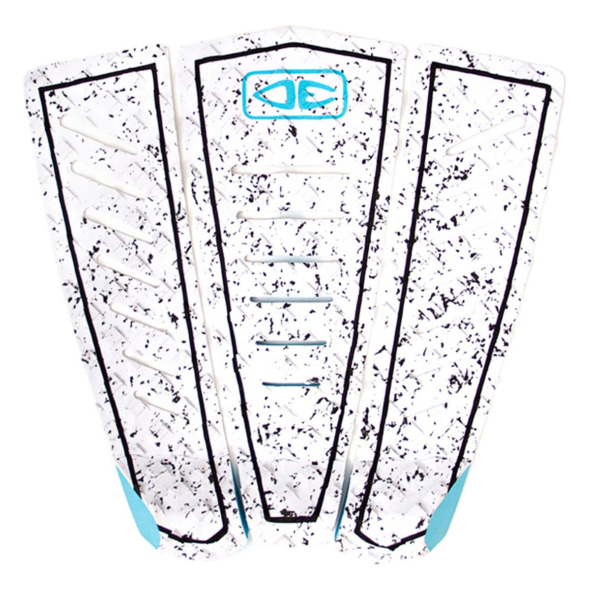Ocean And Earth Kanoa Igarashi Pro Surfboard Tail Pad - White/Blue - 3 Piece Tail Pad by Ocean and Earth