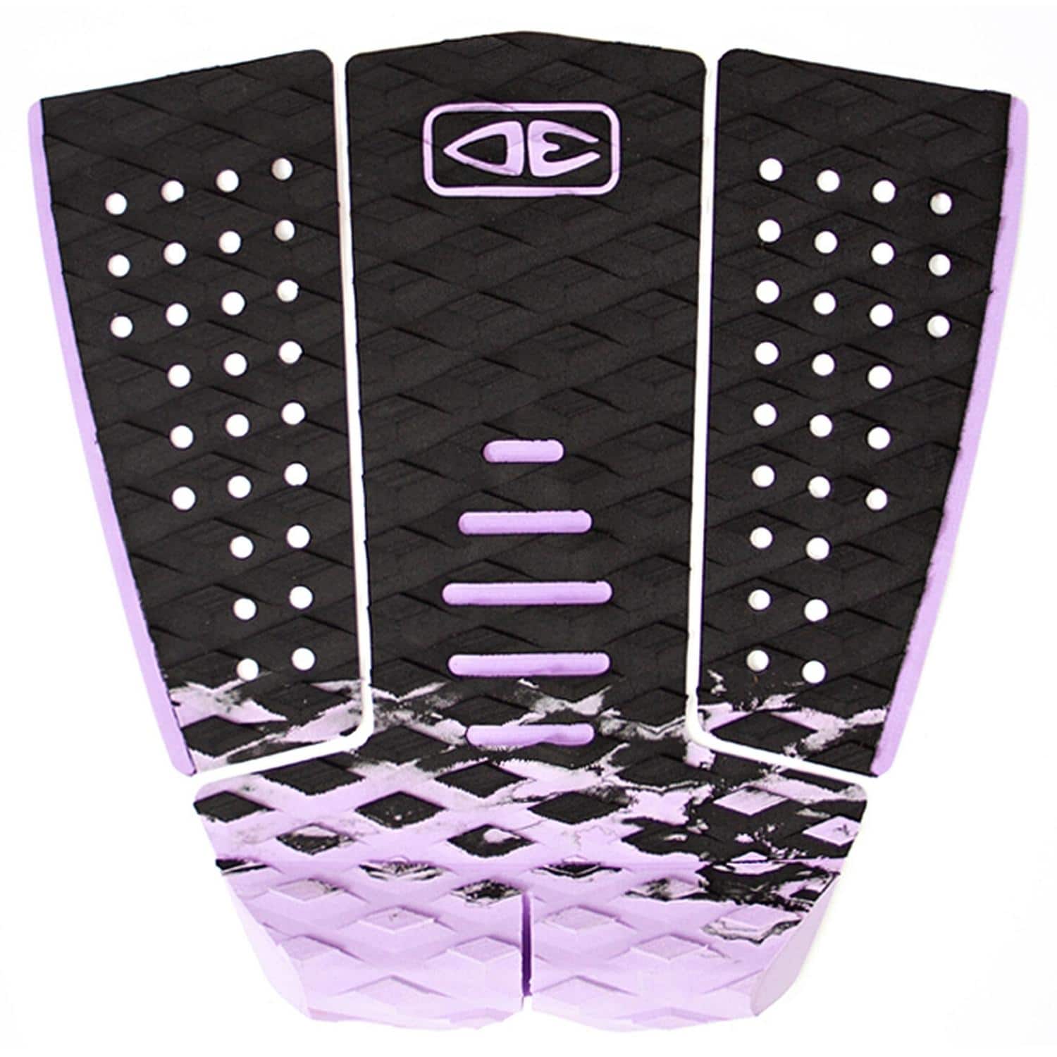 Ocean And Earth Tyler Wright Pro Surfboard Tail Pad - Black/Violet - 3 Piece Tail Pad by Ocean and Earth