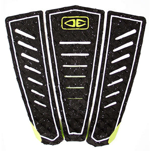 Ocean And Earth Kanoa Igarashi Pro Surfboard Tail Pad - Black/Lime - 3 Piece Tail Pad by Ocean and Earth