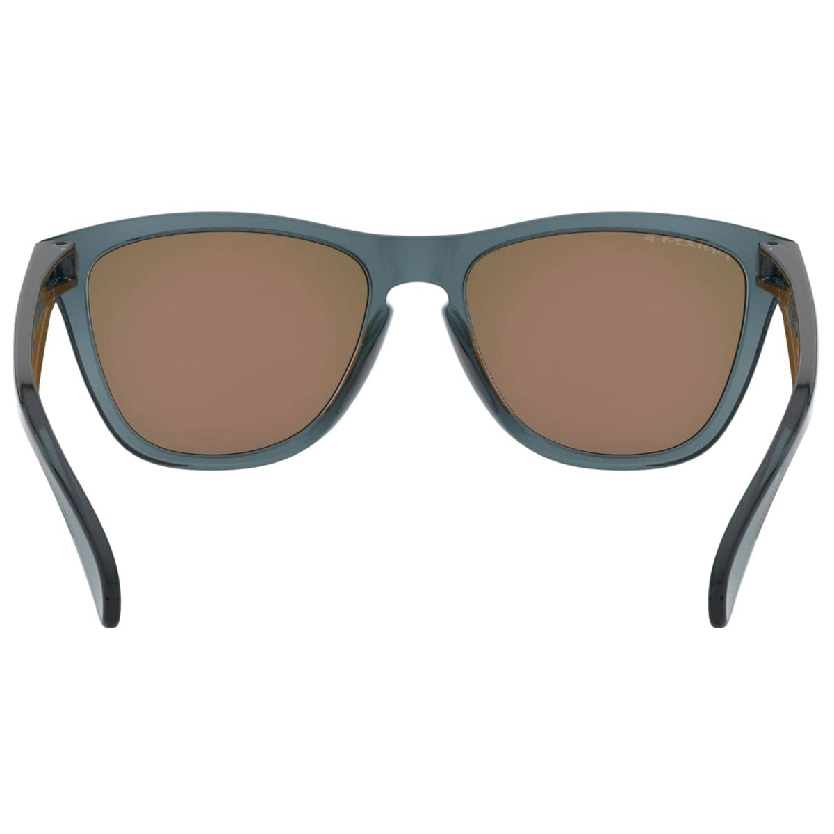 Oakley Frogskins Sunglasses Crystal Black - Prizm Sapphire Polarized - Round Sunglasses by Oakley One Size
