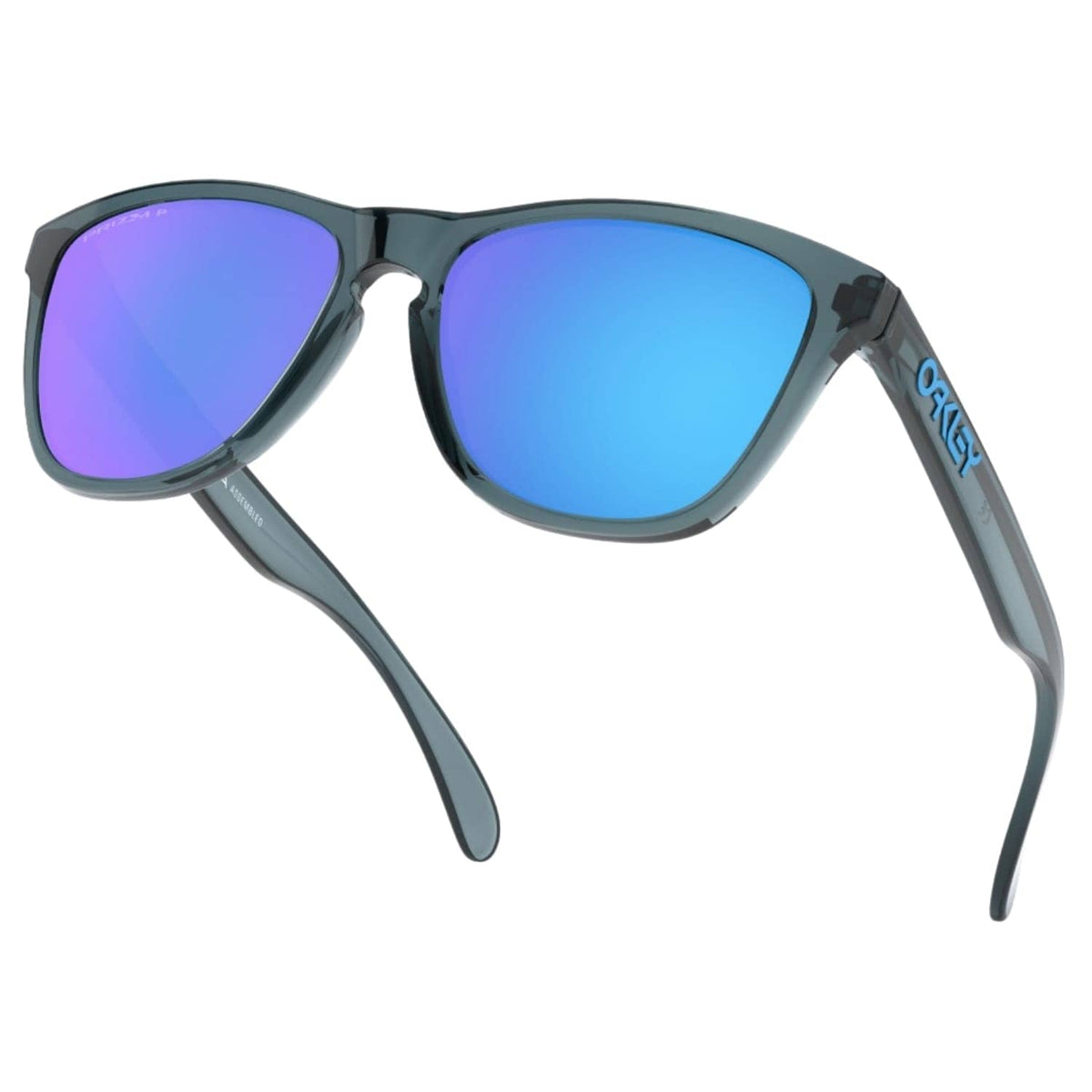 Oakley Frogskins Sunglasses - Crystal Black/Prizm Sapphire Polarized