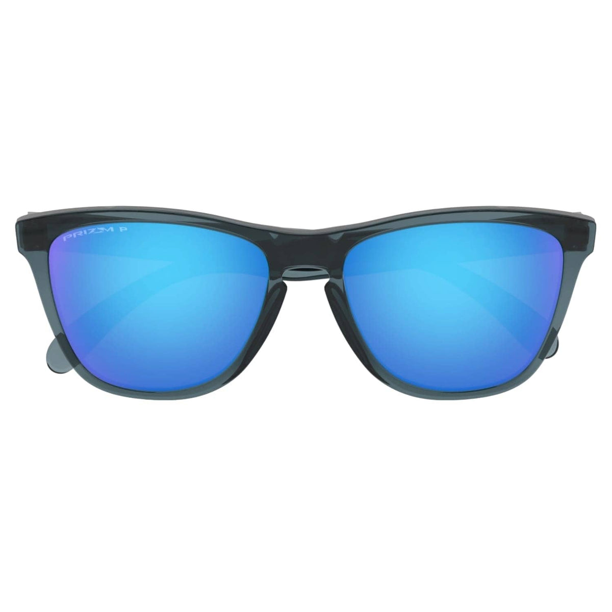 Oakley Frogskins Sunglasses - Crystal Black/Prizm Sapphire Polarized