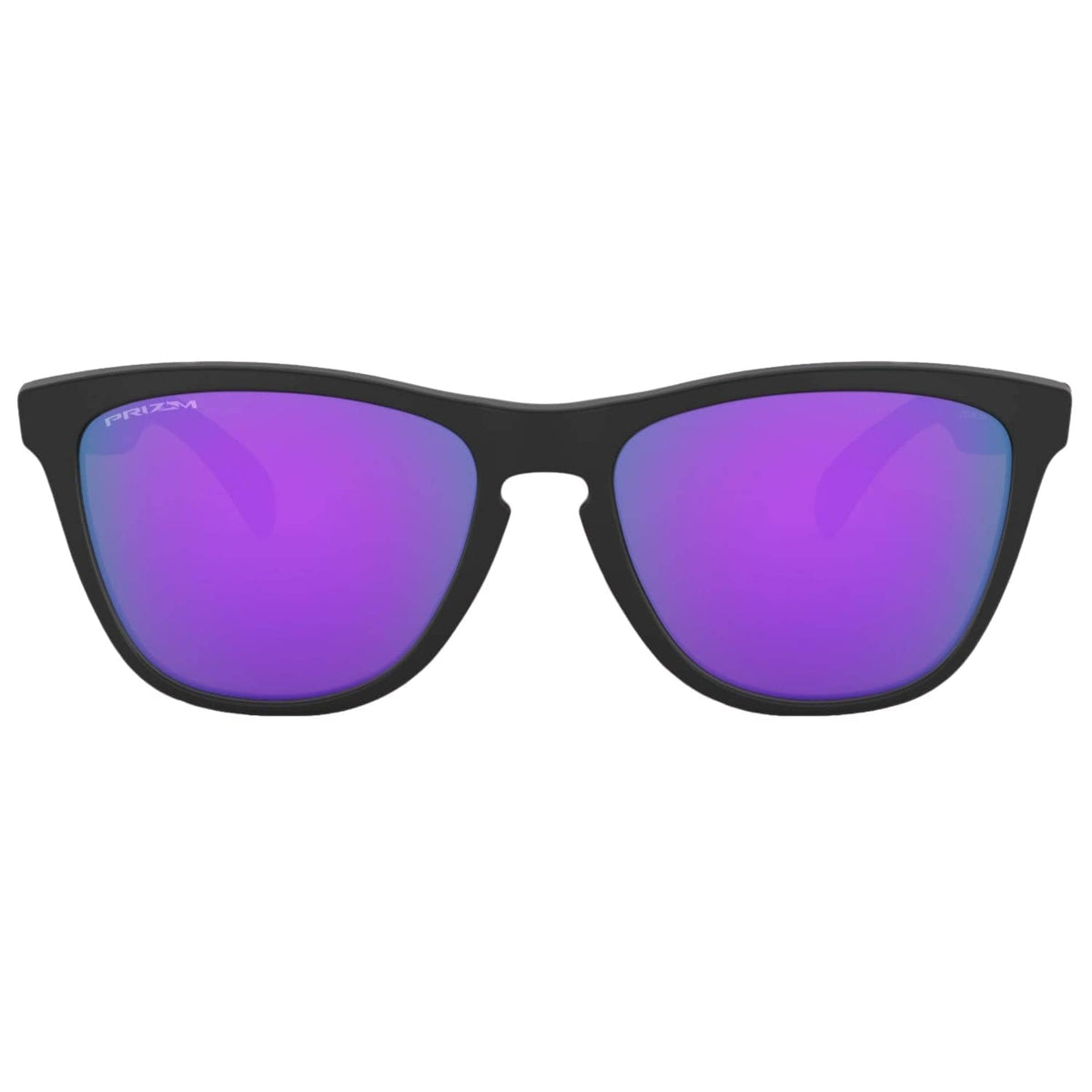 Oakley Frogskins Sunglasses Matte Black - Prizm Violet N/A - Round Sunglasses by Oakley