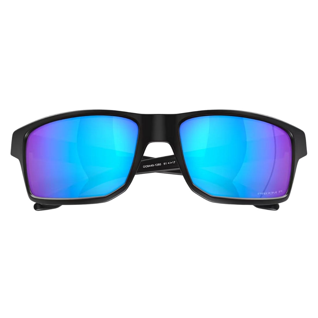 Oakley Gibston Sunglasses - Matte Black/Prizm Sapphire Iridium Polarised - Square/Rectangular Sunglasses by Oakley