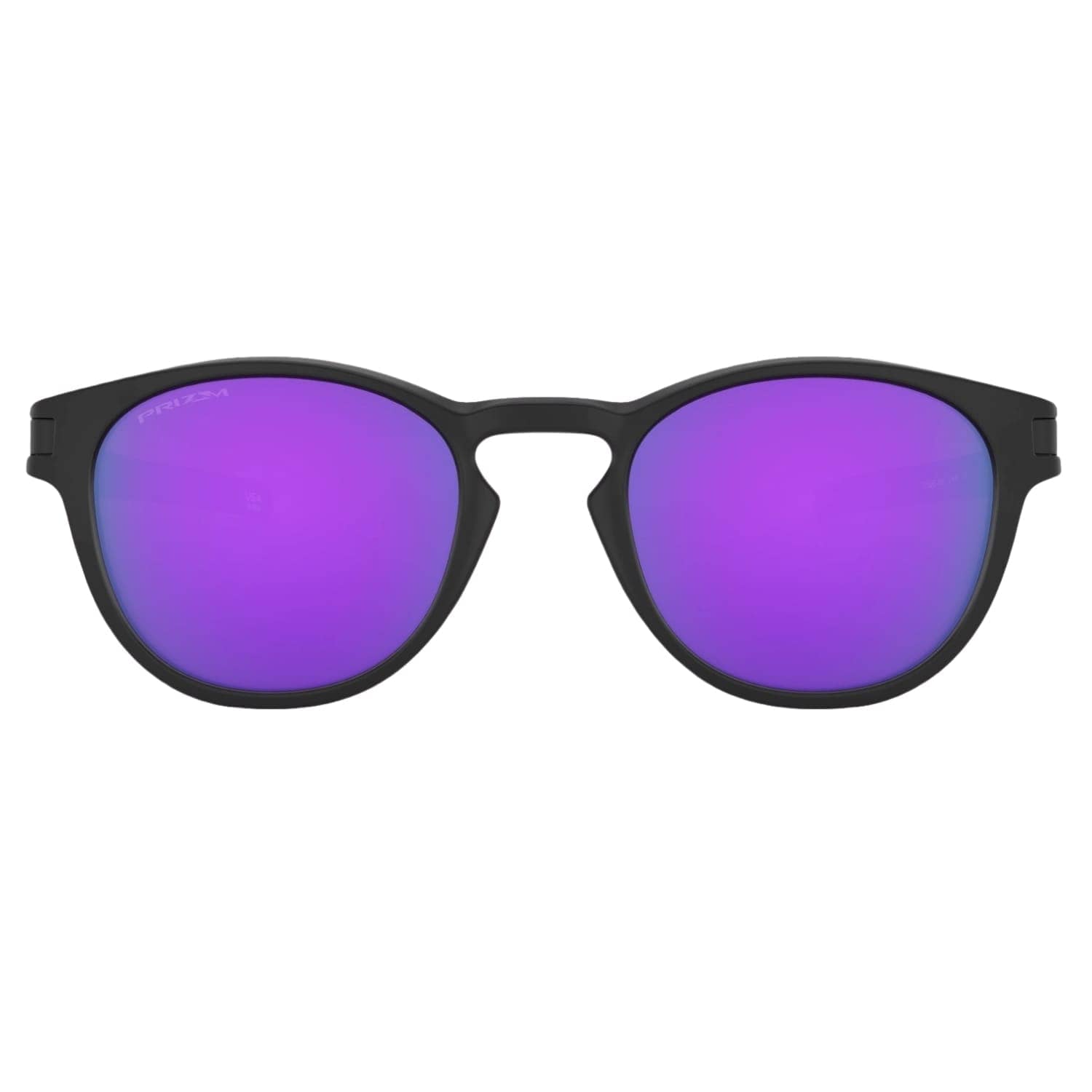 Oakley Latch Sunglasses - Matte Black/Prizm Violet