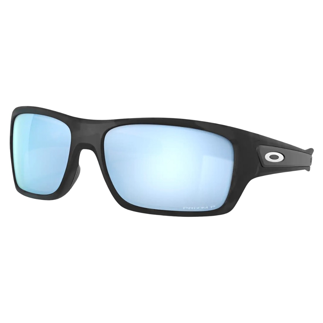 Oakley Turbine Sunglasses - Matte Black Camo/Prizm Deep Water Polarised - Square/Rectangular Sunglasses by Oakley