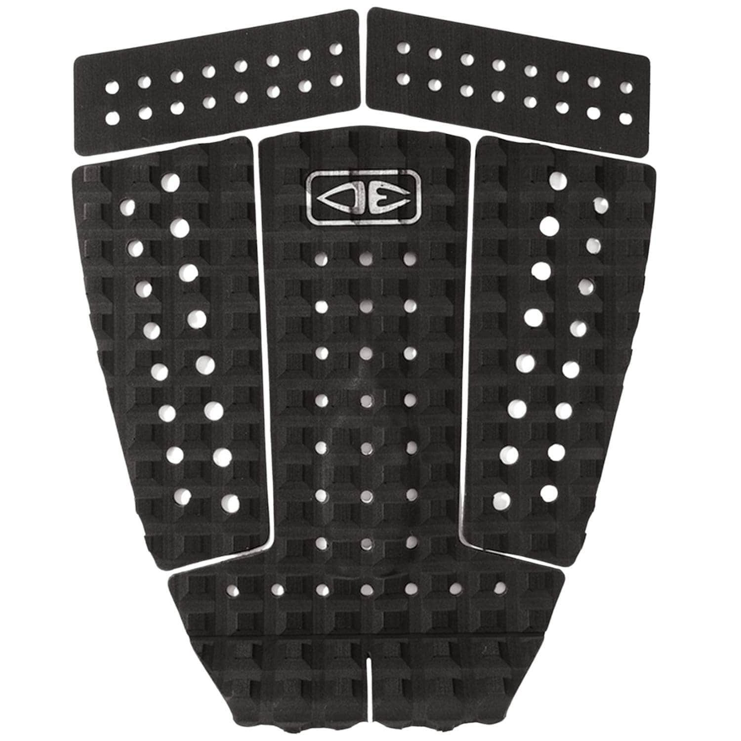 Ocean and Earth Fat Boys 3 Piece Surfboard Tail Pad Grip - Black