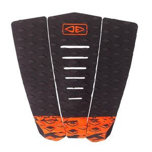 Ocean and Earth Simple Jack Tail Pad Surfboard Deck Grip 2021 - Black/Orange