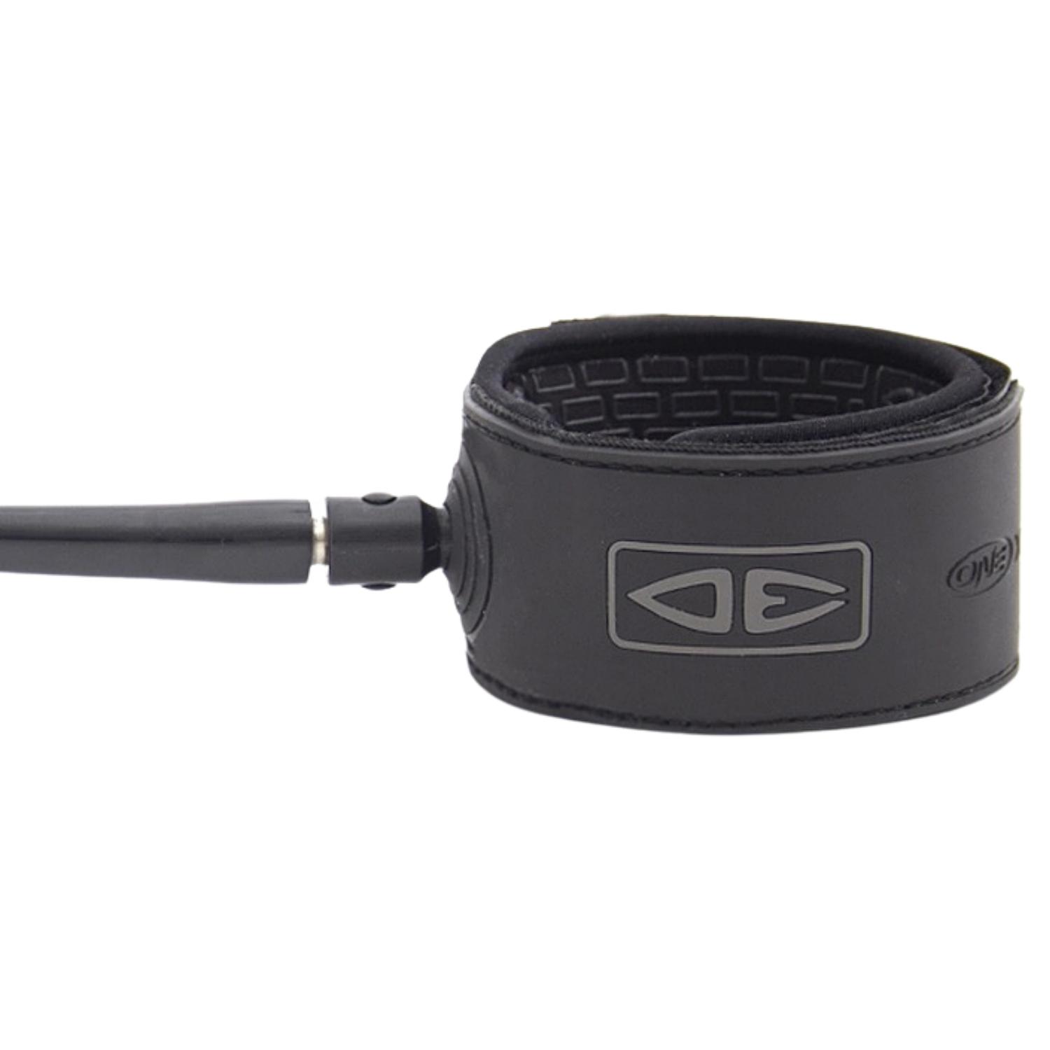 Ocean And Earth 8Ft Premium XT Leash - Black - 7ft Surfboard Leash by Ocean and Earth 8ft