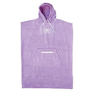 Ocean And Earth Ladies Hooded Poncho - Violet