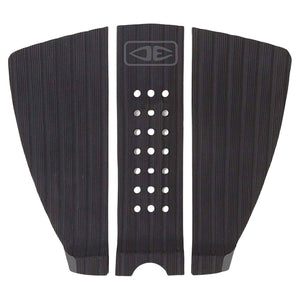 Ocean and Earth Flight Surfboard Tail Pad Deck Grip Black - 3 Piece Tail Pad by Ocean and Earth