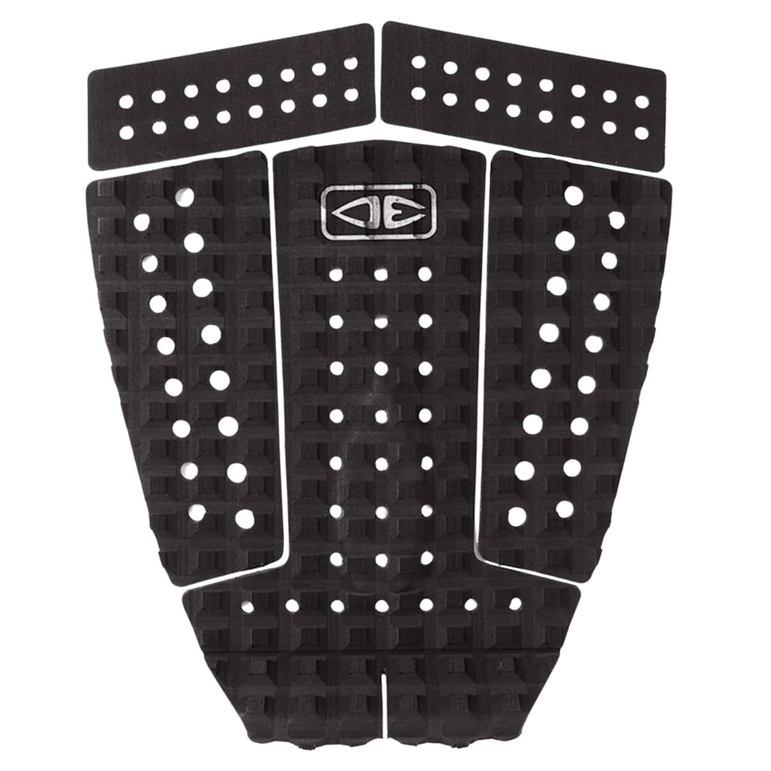 Ocean and Earth God Father 5 Piece Surfboard Tail Pad Grip - Black - 5+ Piece Tail Pad by Ocean and Earth