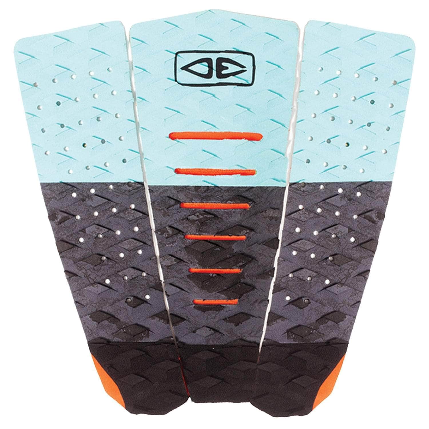 Ocean and Earth Micro Grom Kids 3 Piece Tail Pad - Black/Aqua