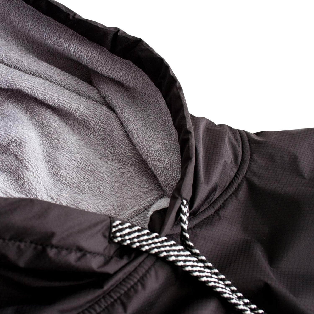Ocean And Earth Perfect Storm Hooded Poncho - Black