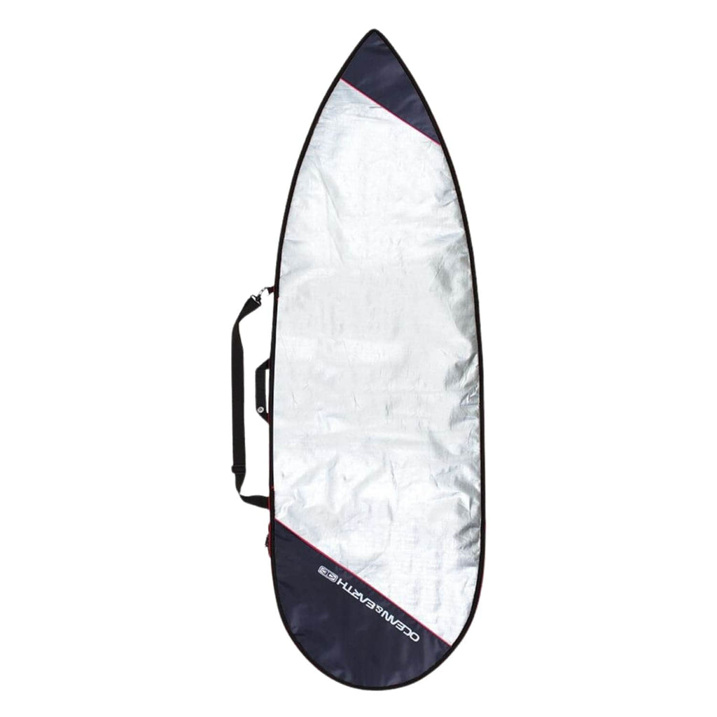 60 Barry Basic Shortboard Surfboard Cover 2021 Silver Red