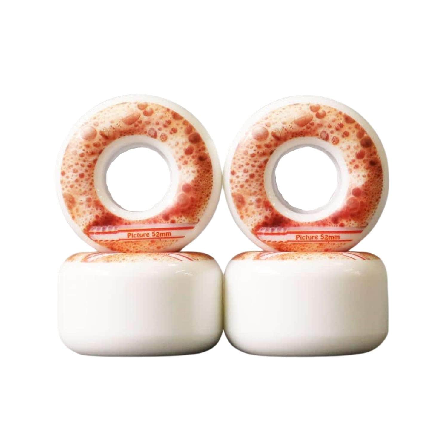 Picture Wheel Co Milkshake Cruiser 52mm Skateboard Wheels - Chocolate - Skateboard Wheels by Picture Wheel Company 52mm