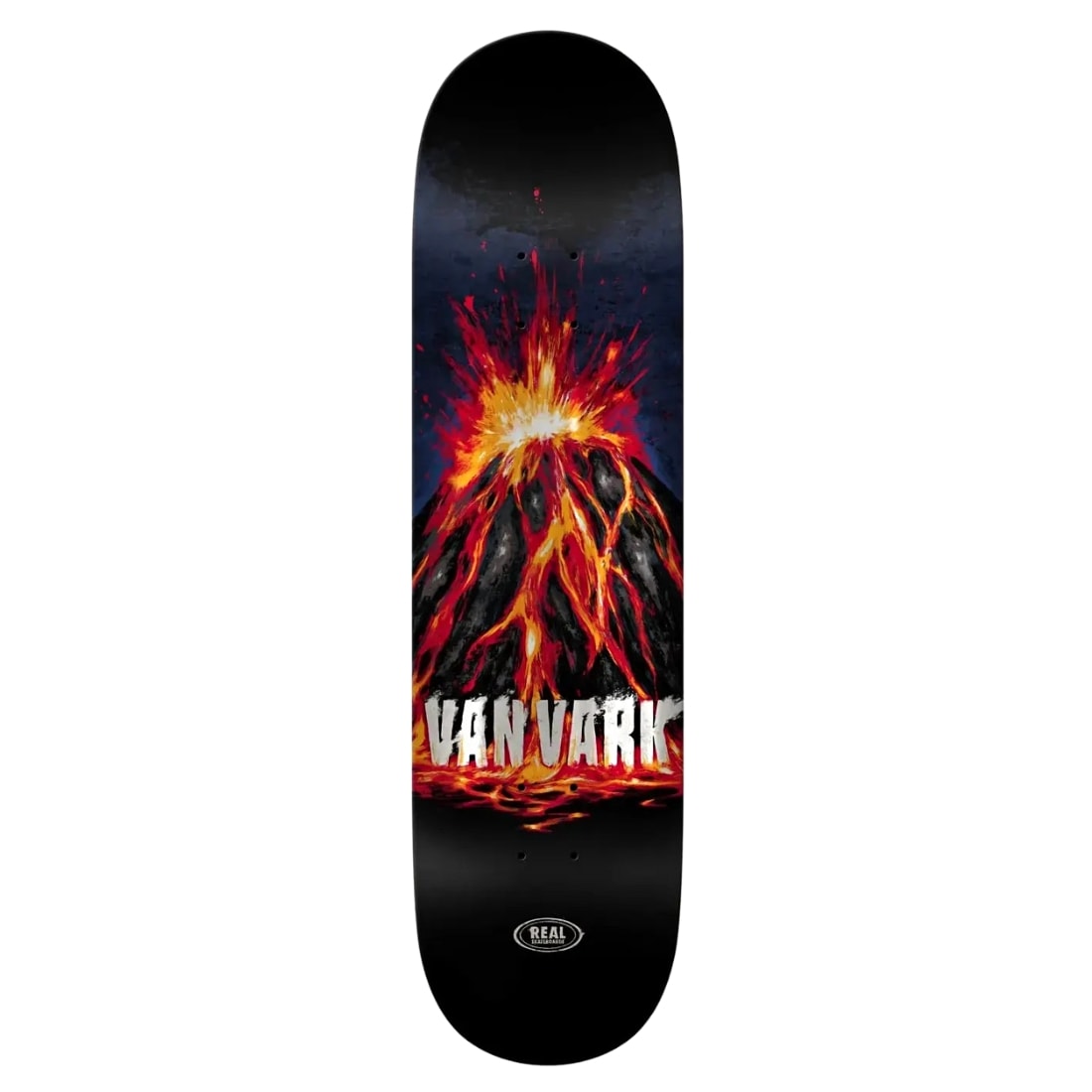 Real 8.5" Tanner Volcanic Skate Deck - Black