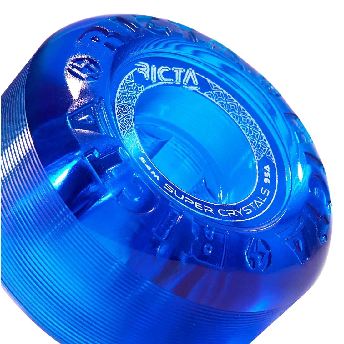 Ricta 54mm Super Crystals Translucent 95A Skateboard Wheels - Assorted - Skateboard Wheels by Ricta 54mm