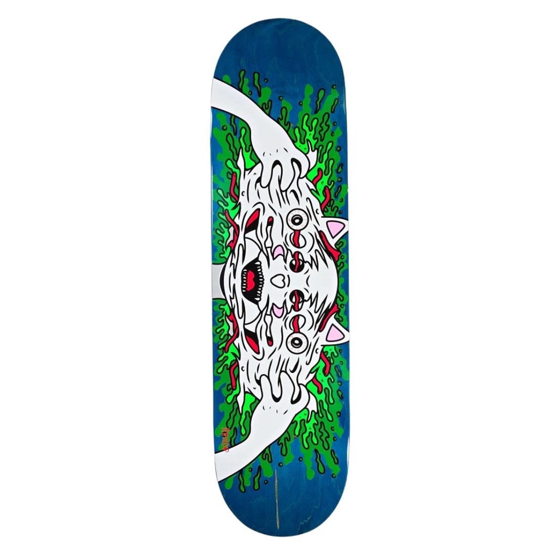 Ripndip Skull Face Nerm Skate Deck 8.25" - Blue - Skateboard Deck by RIPNDIP 8.25 inch