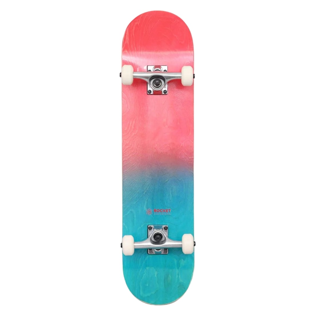 Rocket Skateboards 7.5" Double Dipped Complete Skateboard - Red - Complete Skateboard by Rocket Skateboards 7.5 inch