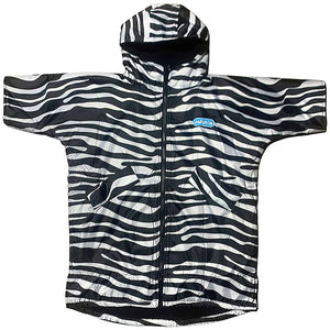 Saltskin Adults Zebra Change Robe - Zebra - Changing Robe Poncho Towel by Saltskin