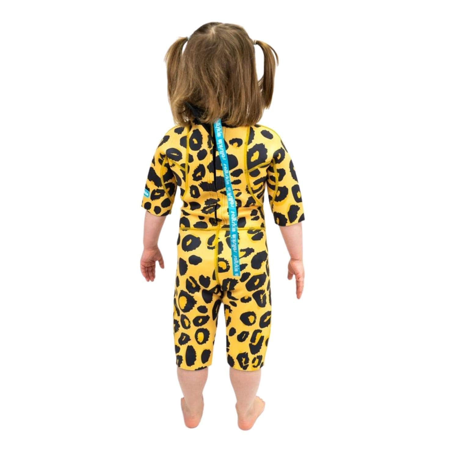 Saltskin Kids Leopard 2mm Shorty Spring Wetsuit - Leopard - Kids Shorty/Spring Wetsuit by Saltskin