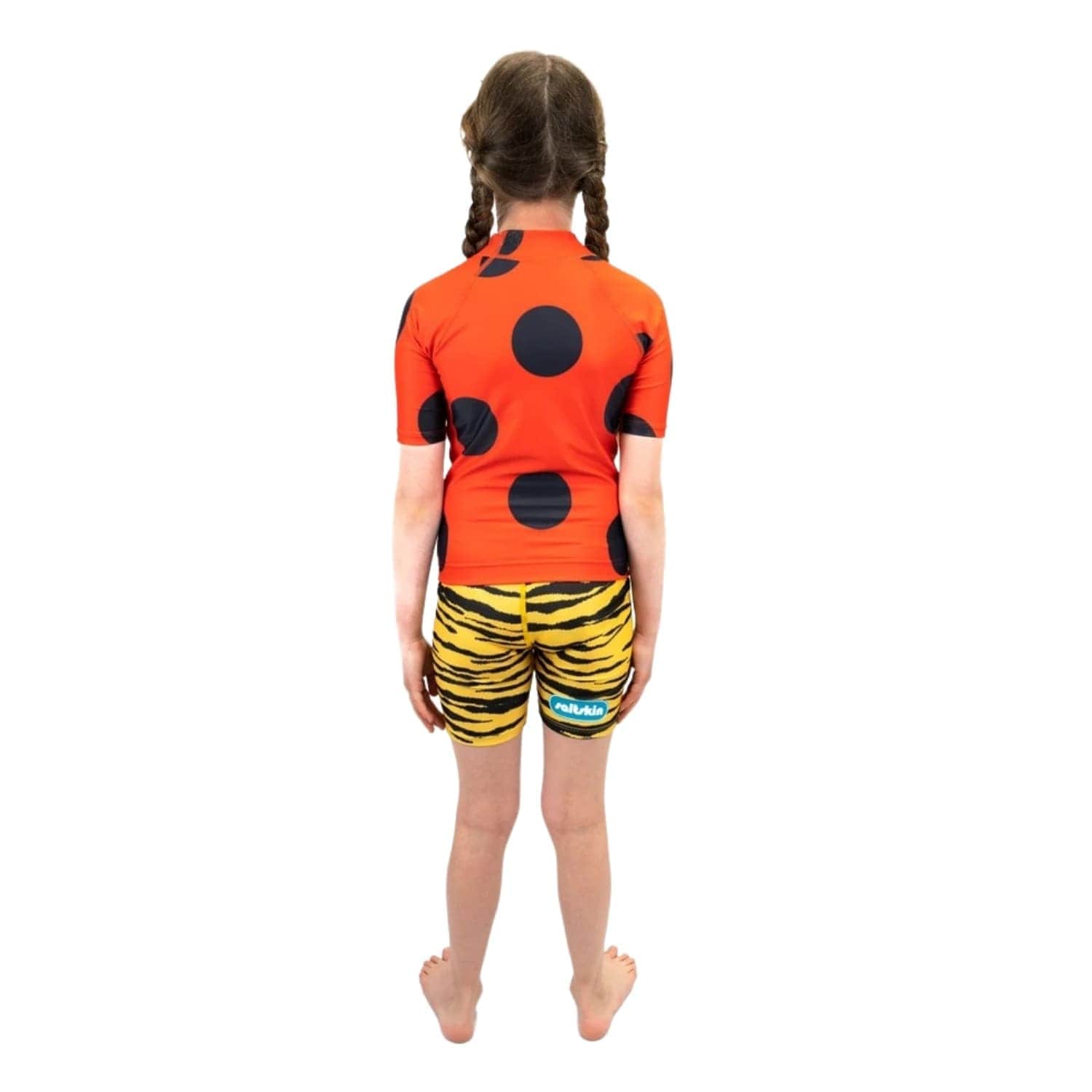 Saltskin Kids Rash Sun Vest - Ladybird - Kids UV Rash Vest by Saltskin