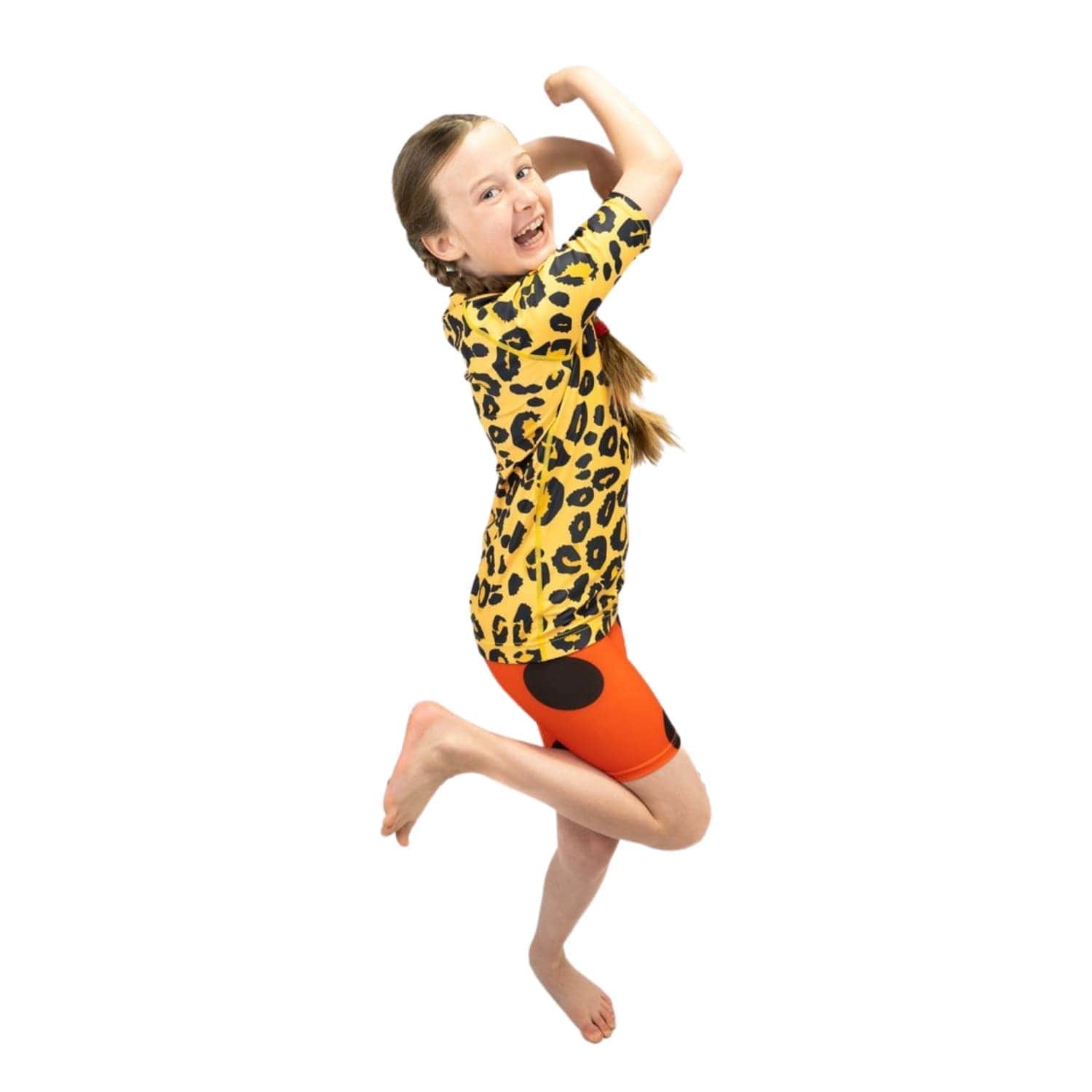 Saltskin Kids Rash Sun Vest - Leopard - Kids UV Rash Vest by Saltskin
