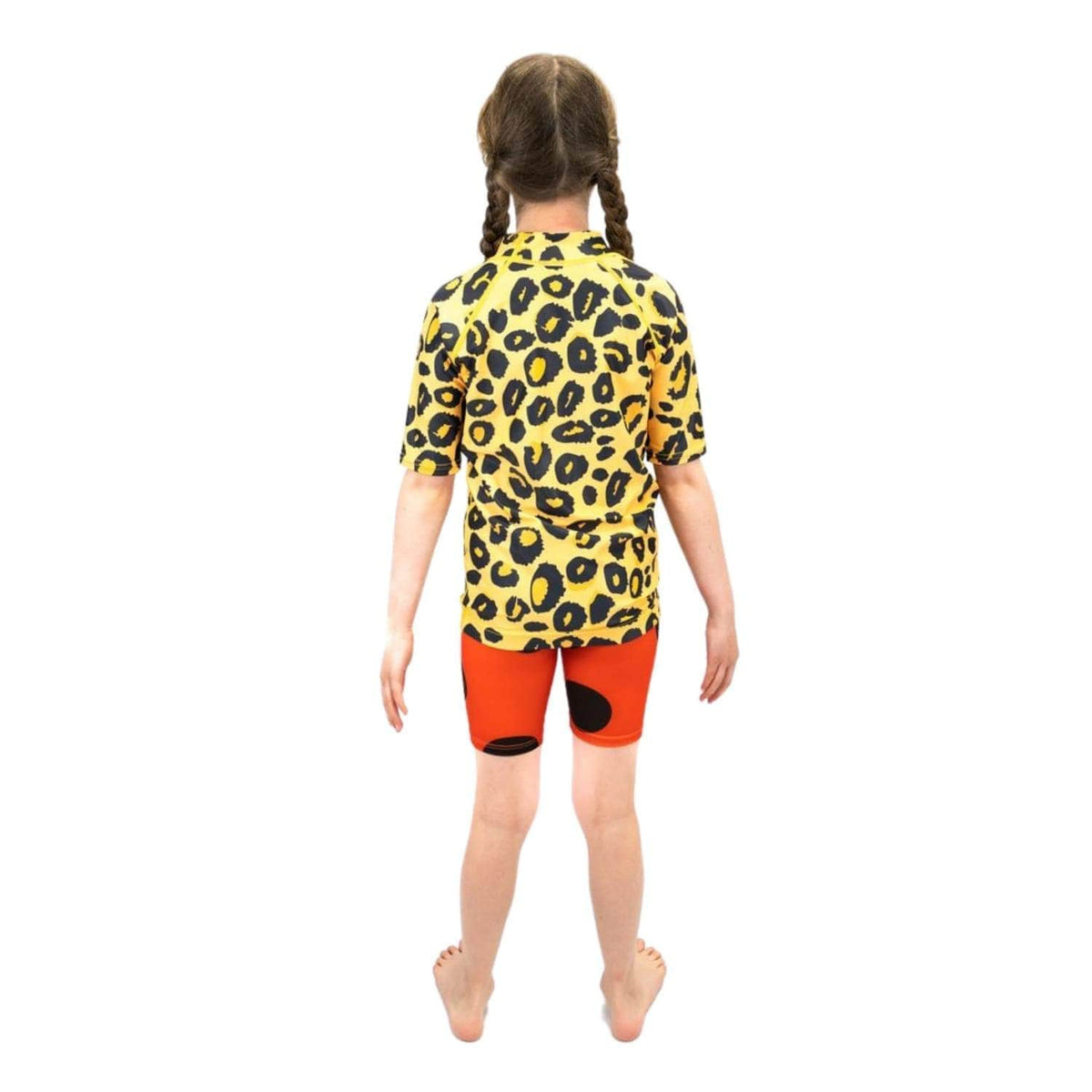 Saltskin Kids Rash Sun Vest - Leopard - Kids UV Rash Vest by Saltskin